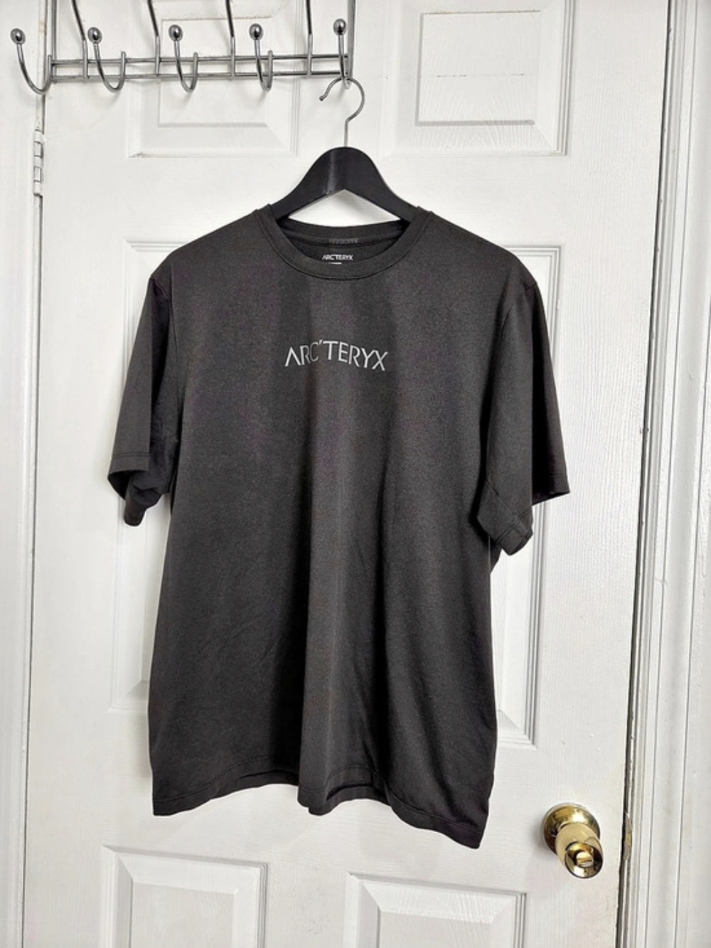 Arc'teryx Emblem Short Sleeve T-Shirt Men's Dark Grey Large
